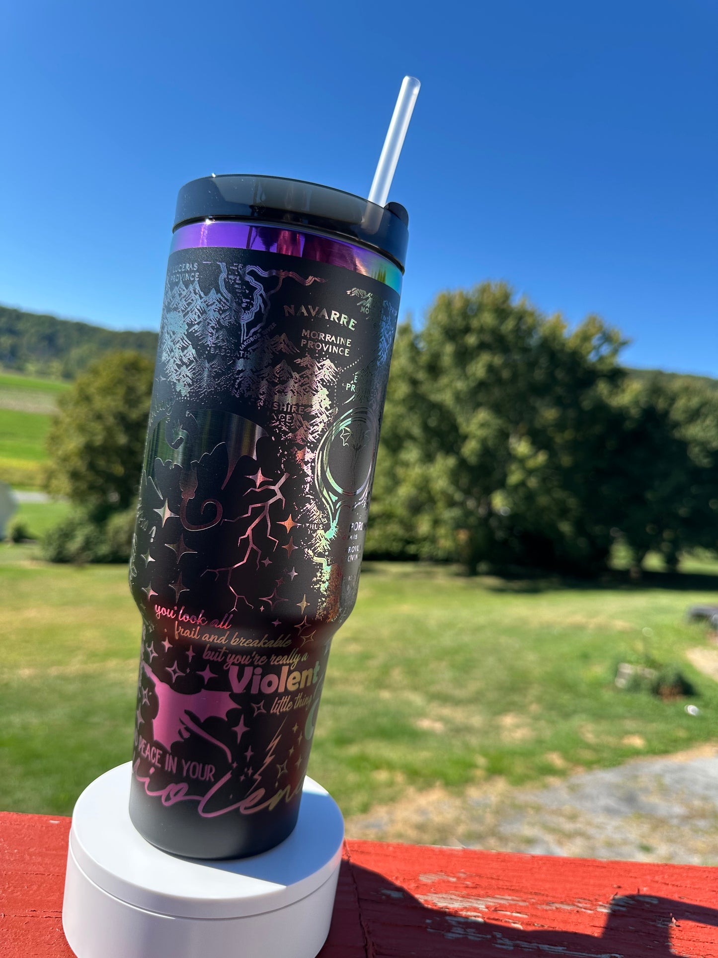 Fourth Wing Dragon 30oz Laser Engraved Tumbler