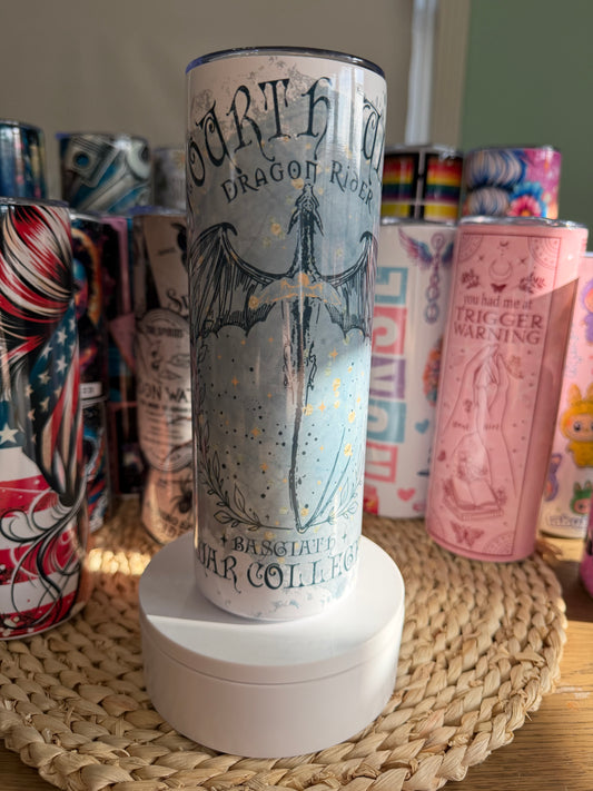 Fourth Wing Inspired 20 oz Skinny Tumbler