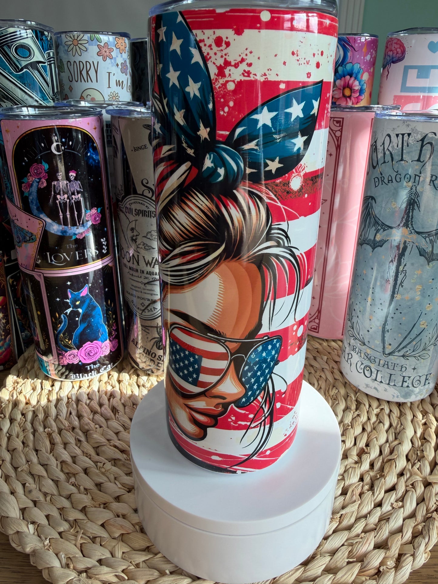 American Girl 20 oz Skinny Tumbler